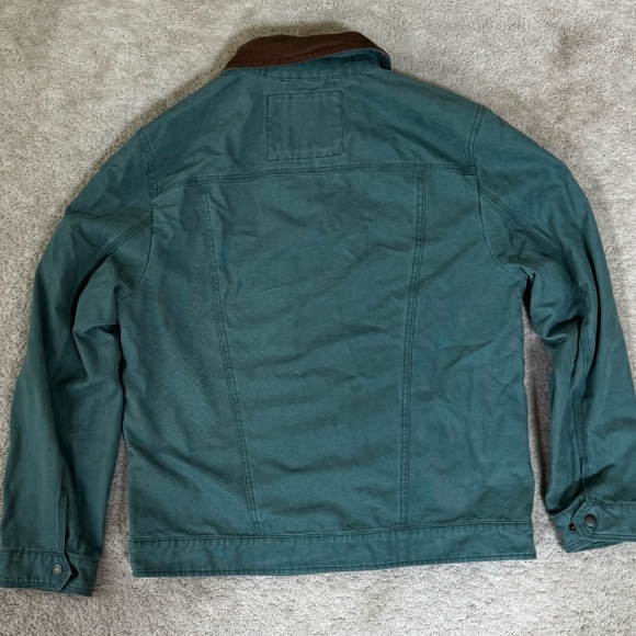 Levi's Cotten Canvas Utility Jacket Men's Green - Picture 5 of 5